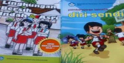 Buku Pelajaran Kelas I SD Penuh Gambar dan Warna